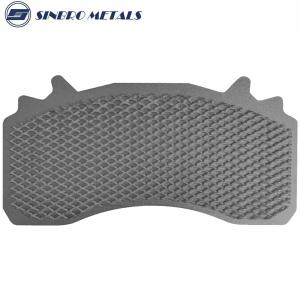 WVA29279 D2061 Brake Pad Backing Plate with Mesh for truck trialer